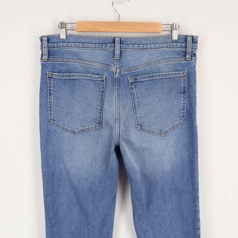 Madewell The Jules Slim Straight Jean Atlin Wash Comfort Stretch 30 Tall NWT - Picture 7 of 9